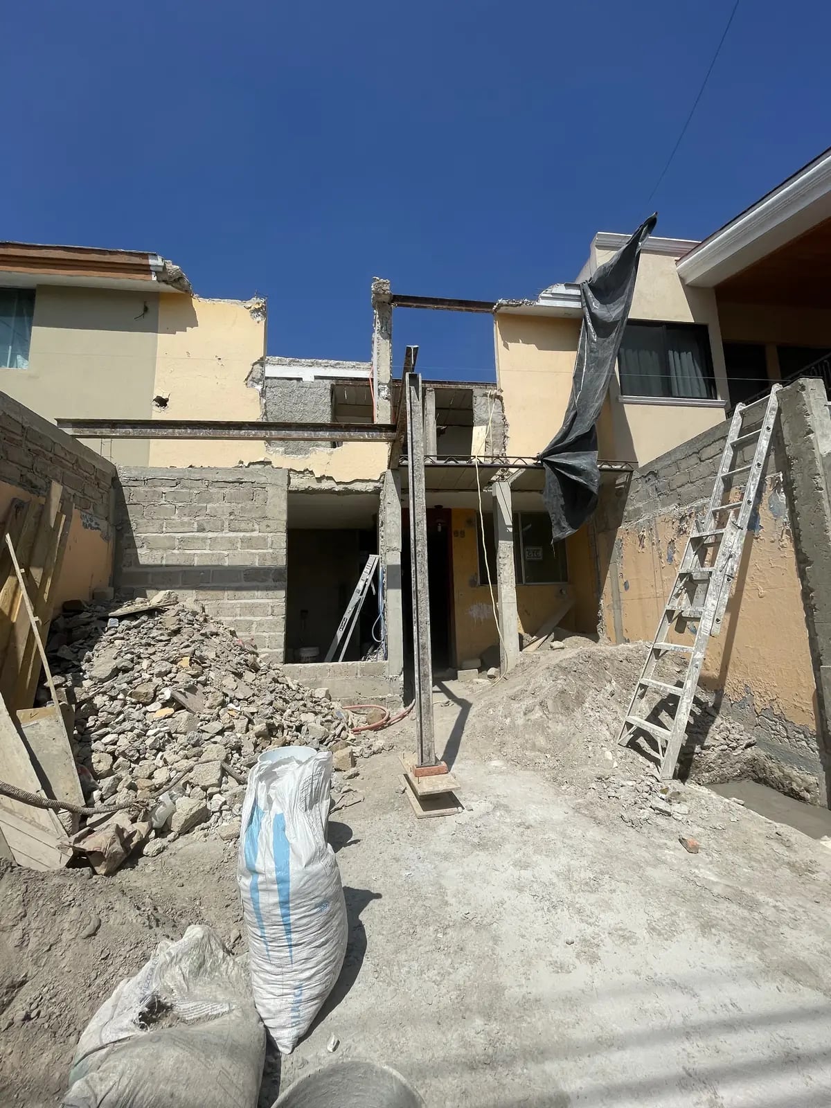 Estructura de ampliación en Casa Guadalupe, Zapopan